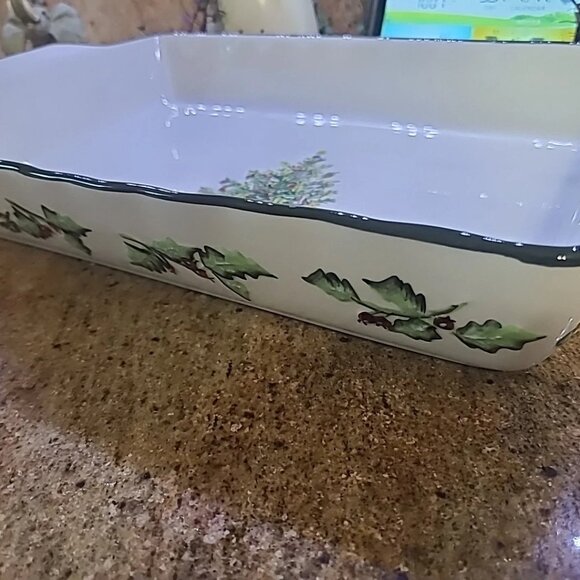 Christopher Radko Traditions Holiday Celebrations - Baking Pan 13” X 9.5” NEW - Picture 7 of 11